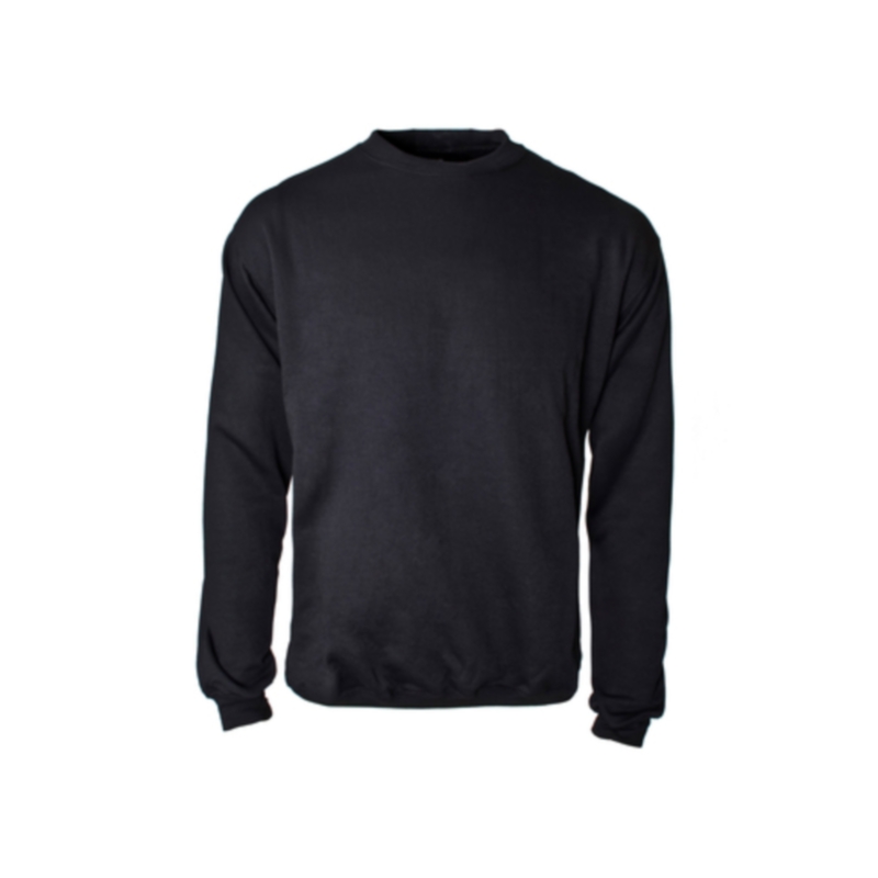 M Black Round Neck Classic Sweatshirts